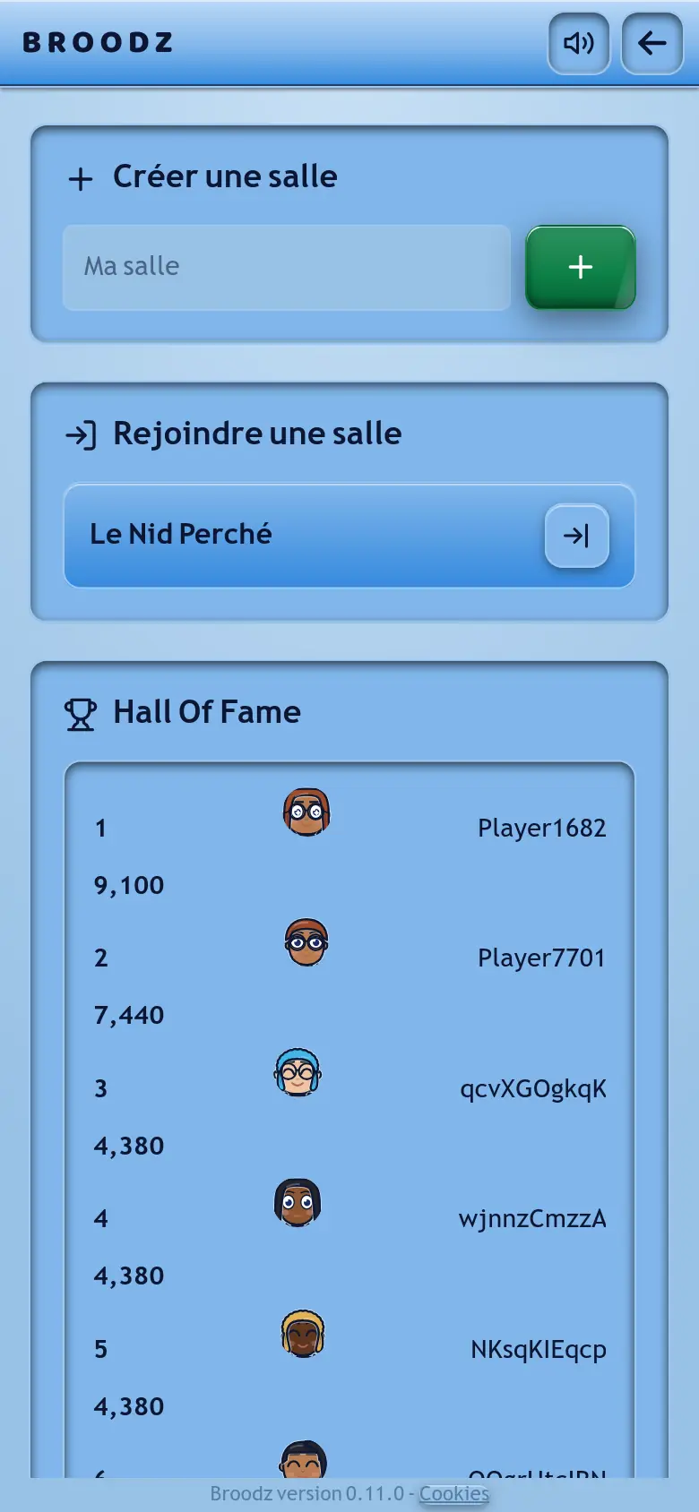 Capture d'écran BROODZ : Les salles